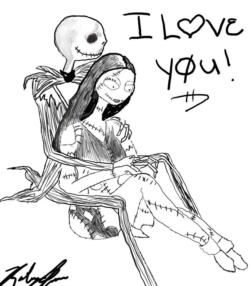 Jack Skellington Para Colorear 7