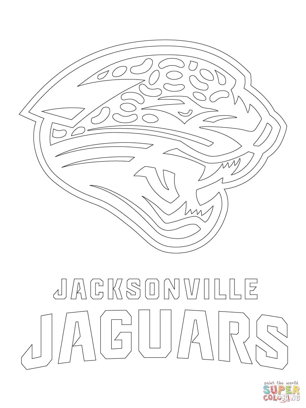 Jacksonville Jaguars Coloring Pages 1