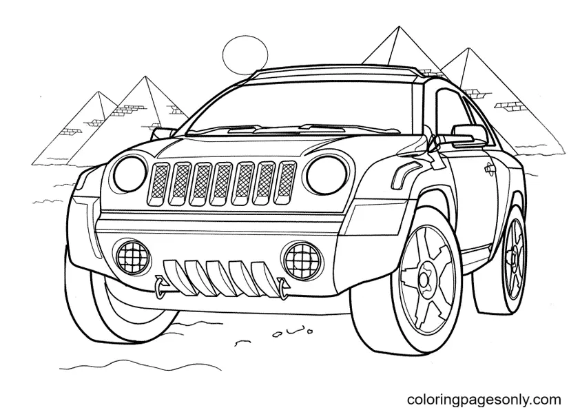 Jeep Coloring Pages 20