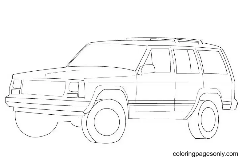 Jeep Coloring Pages 24