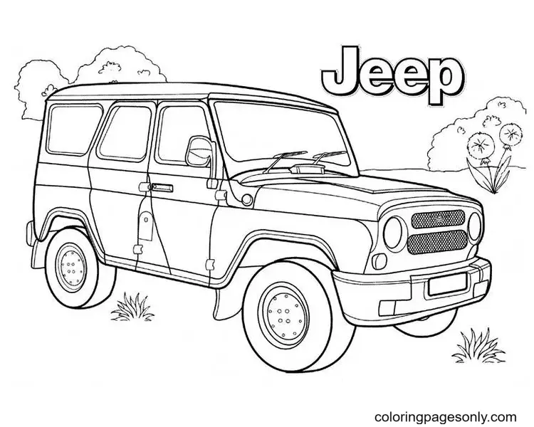 Jeep Coloring Pages 26