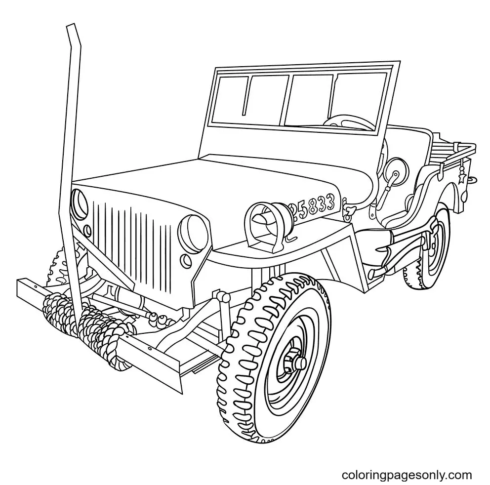 Jeep Coloring Pages 27