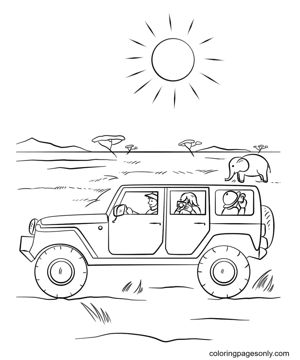 Jeep Coloring Pages 30