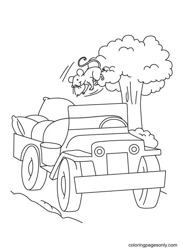 Jeep Coloring Pages 43