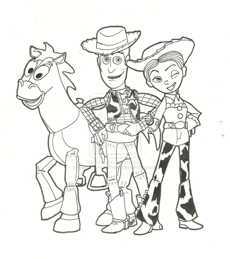 Jessie Toy Story Coloring Pages