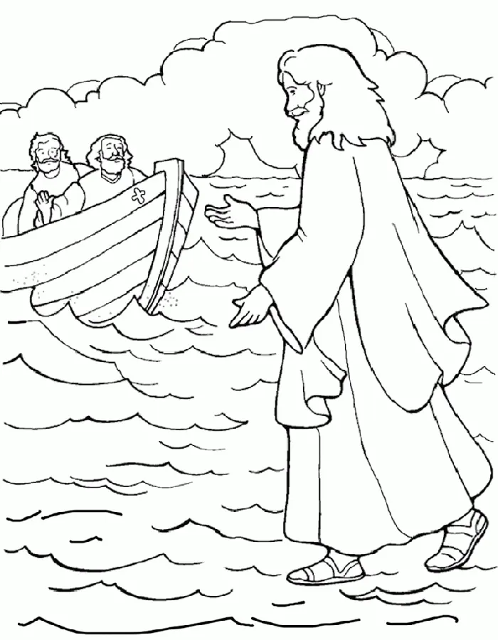 Jesus Coloring Pages