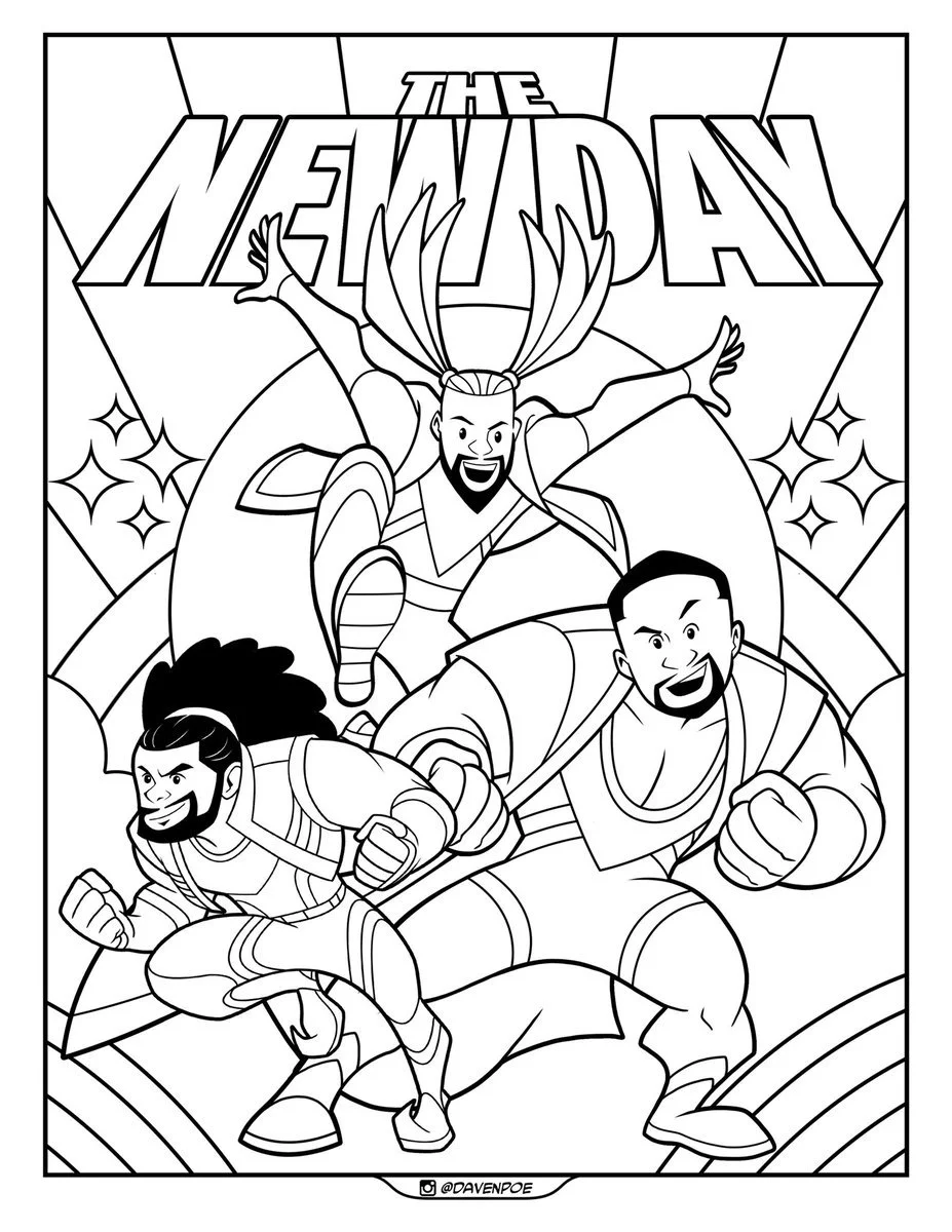 Jey Uso Coloring Pages