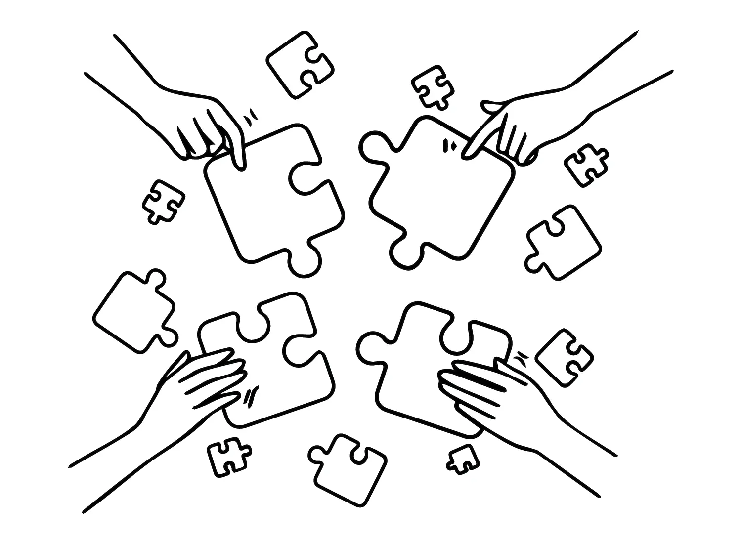 Jigsaw Puzzle Coloring Pages 12