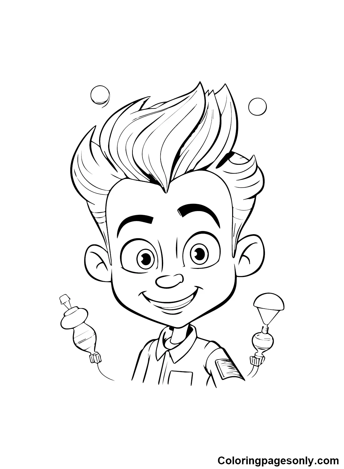 Jimmy Neutron Coloring Pages 10