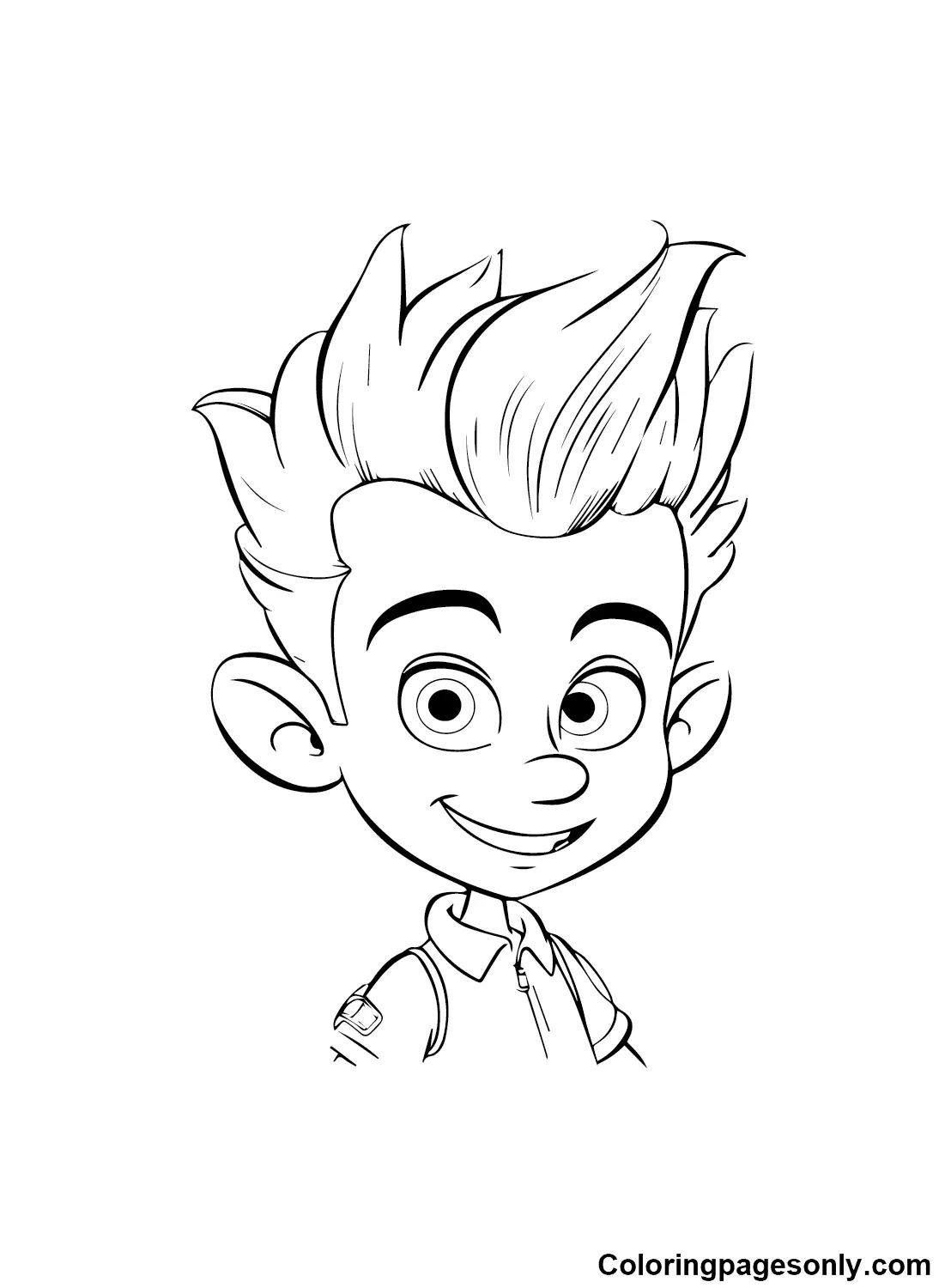 Jimmy Neutron Coloring Pages 11