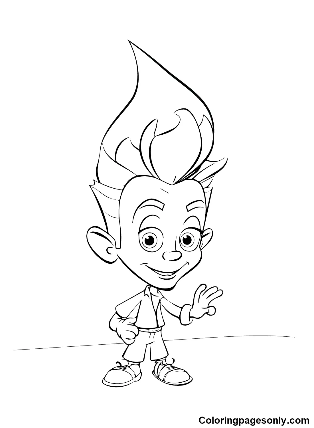 Jimmy Neutron Coloring Pages 12