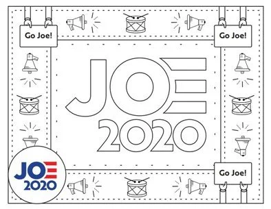 Joe Biden Coloring Pages 12