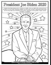 Joe Biden Coloring Pages 13