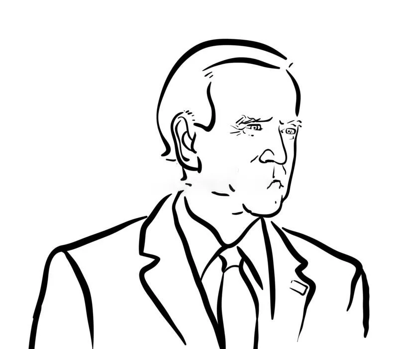 Joe Biden Coloring Pages 28