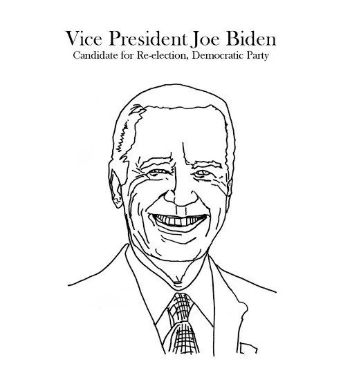 Joe Biden Coloring Pages 39