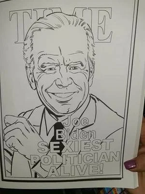 Desenhos de Joe Biden Para Colorir