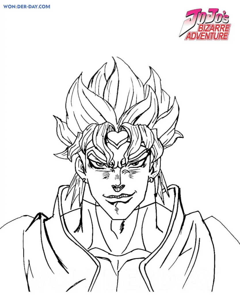 JoJo s Bizarre Adventure Coloring Pages 2