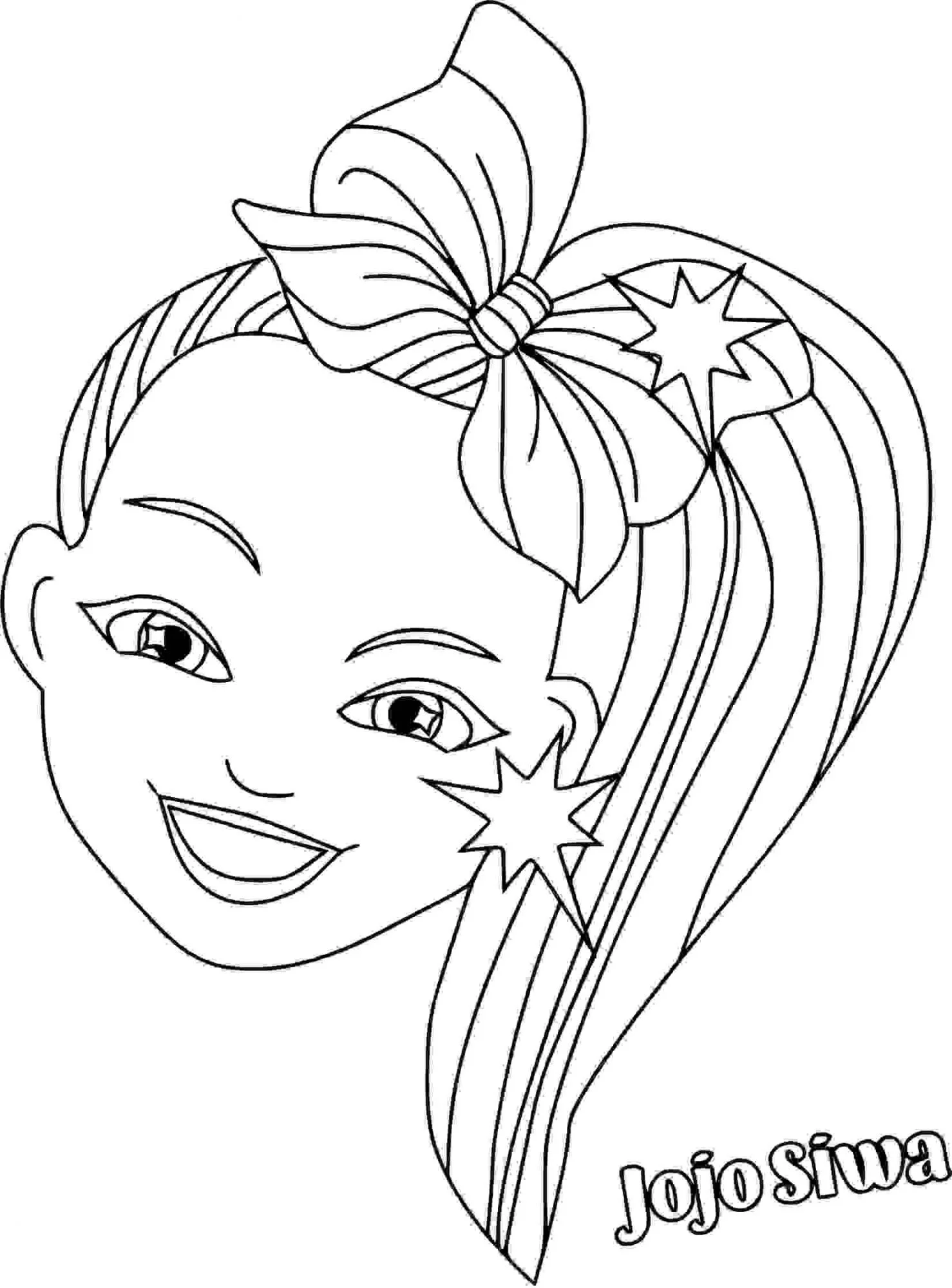 Jojo Siwa Coloring Pages 1