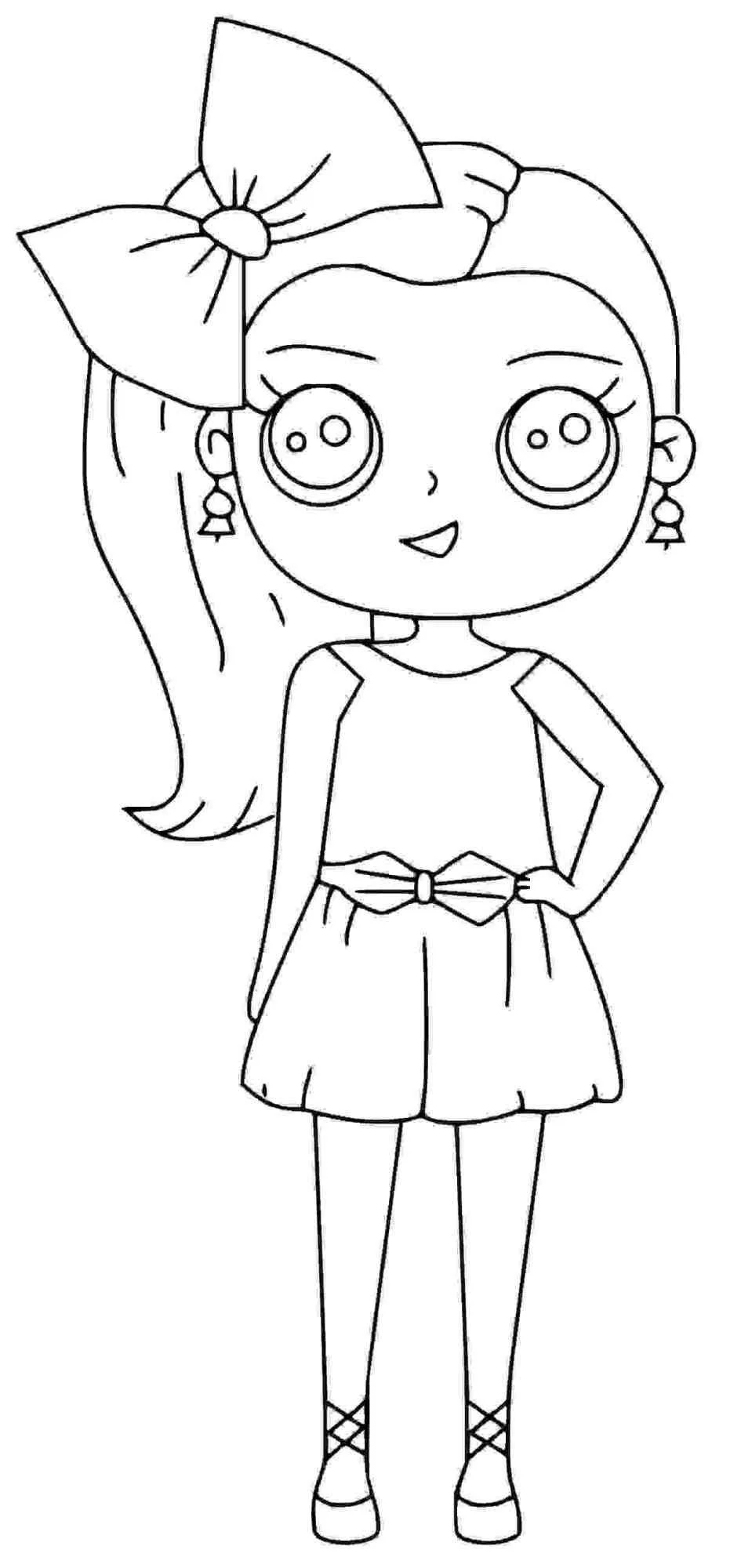 Jojo Siwa Coloring Pages 20