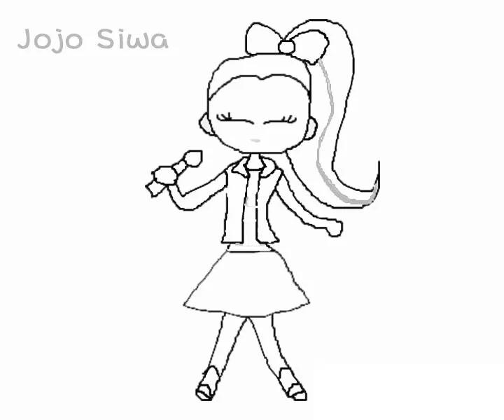 Jojo Siwa Coloring Pages 24