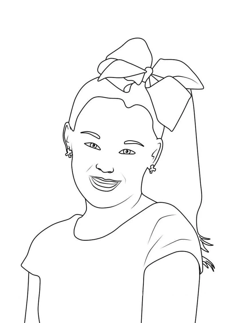 Jojo Siwa Coloring Pages 26