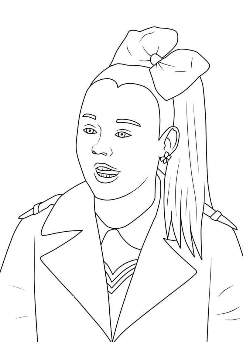 Jojo Siwa Coloring Pages 28