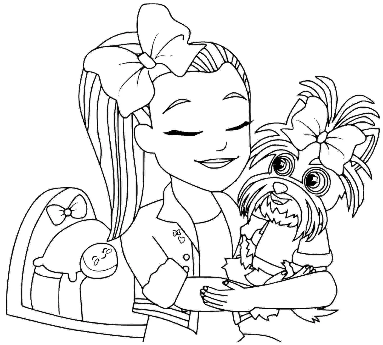 Jojo Siwa Coloring Pages 3