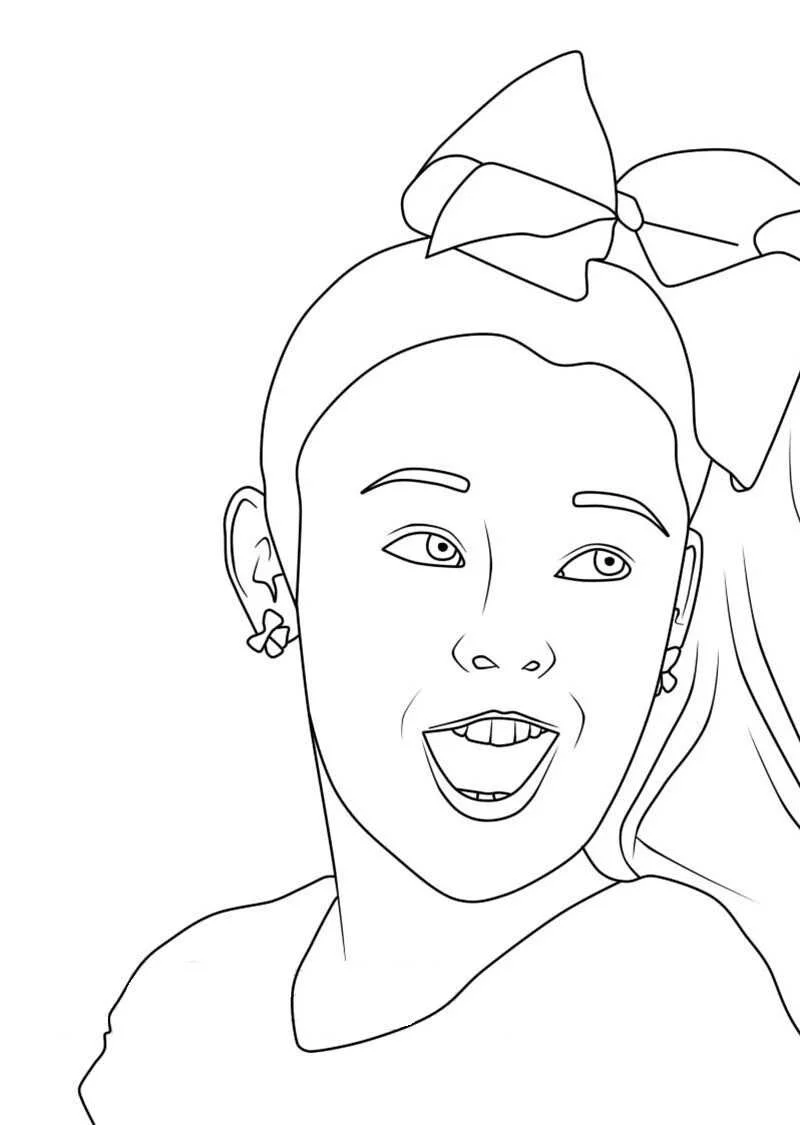 Jojo Siwa Coloring Pages 30