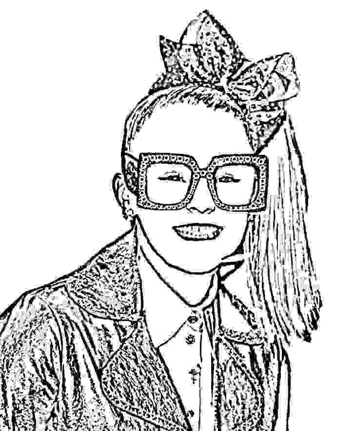 Jojo Siwa Coloring Pages 36