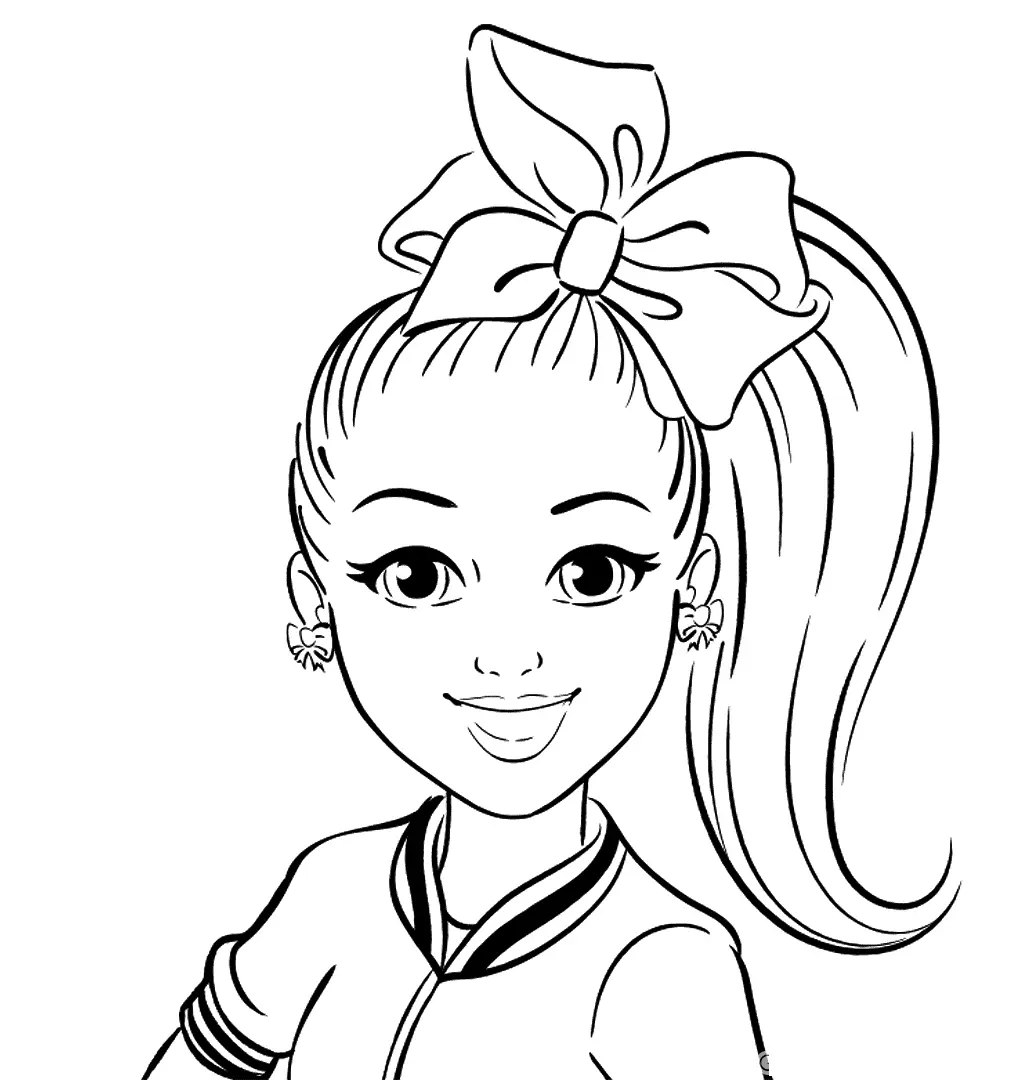 Jojo Siwa Coloring Pages 4