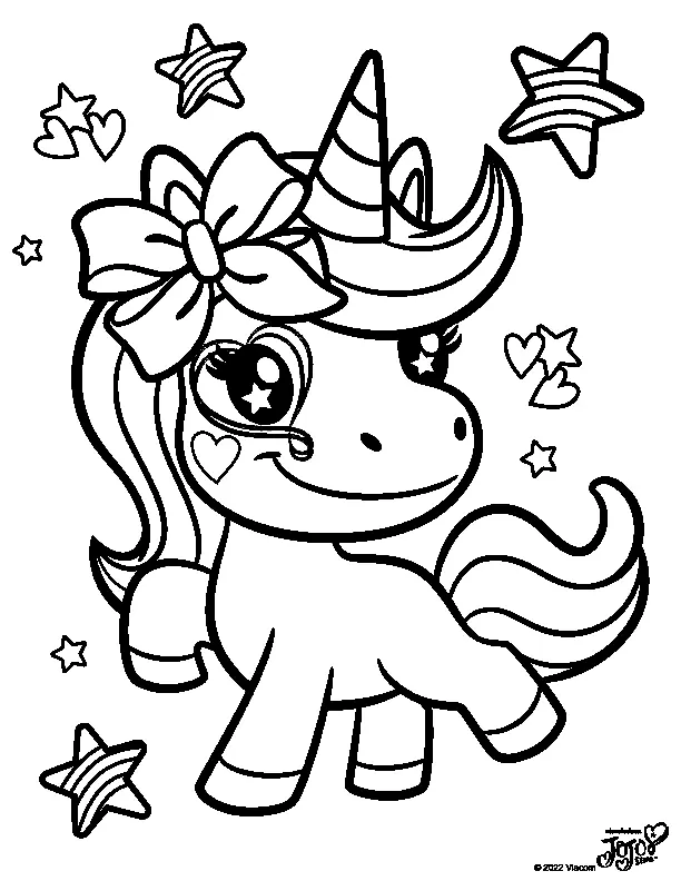 Jojo Siwa Coloring Pages 42