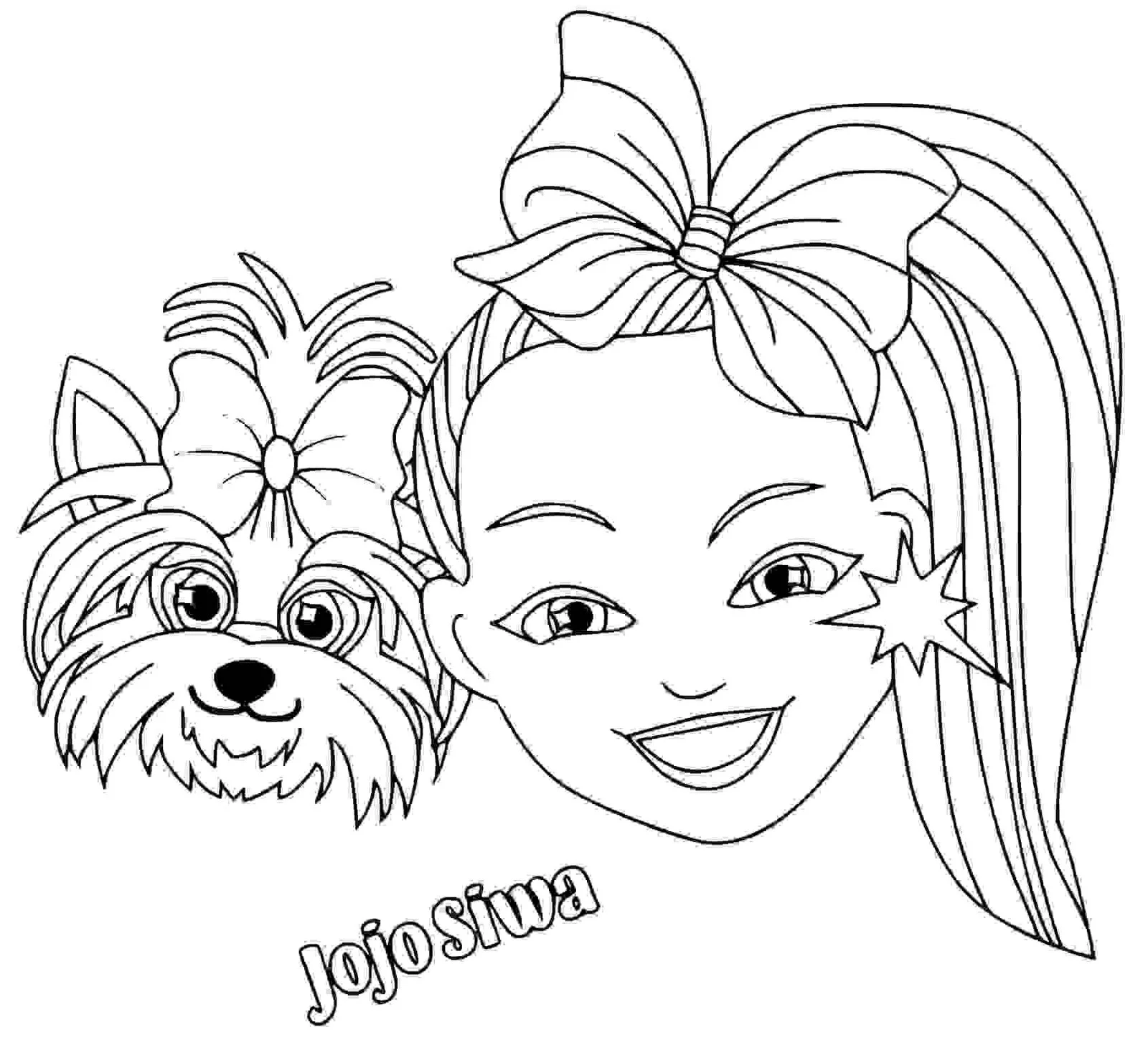 Jojo Siwa Coloring Pages 5