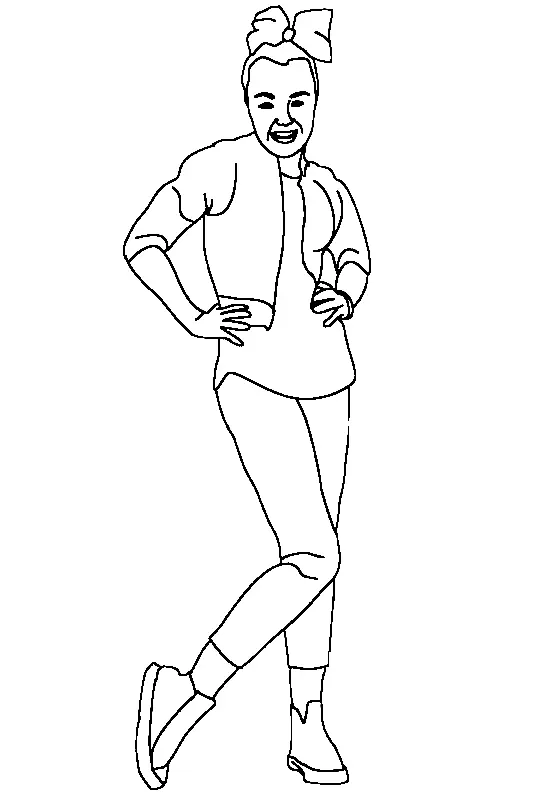 Desenhos de Jojo Siwa Para Colorir 64