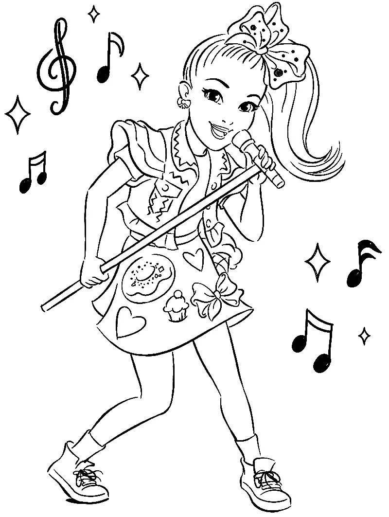 Desenhos de Jojo Siwa Para Colorir 65