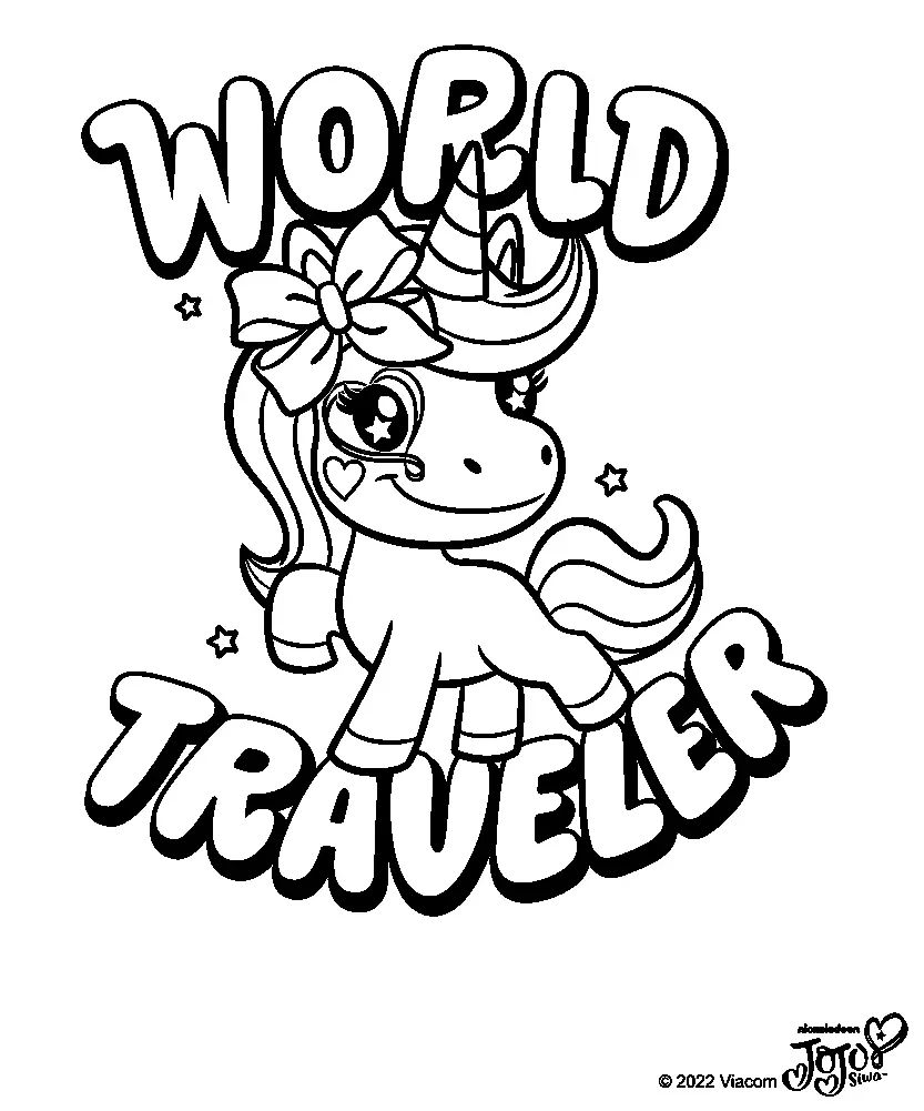 Desenhos de Jojo Siwa Para Colorir 71