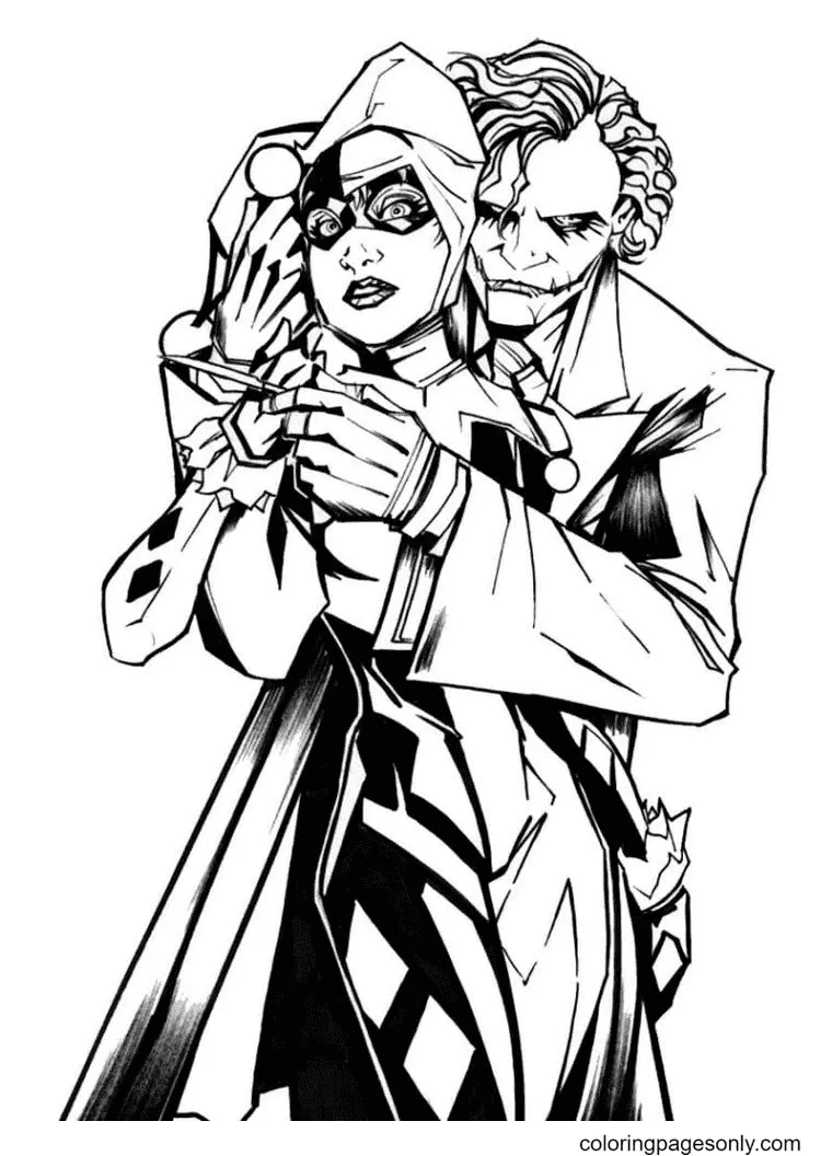 Joker Coloring Pages 14