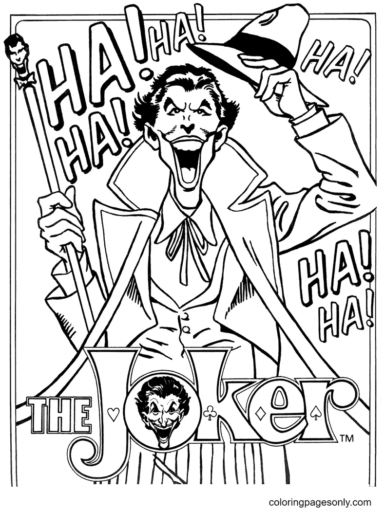 Joker Coloring Pages 3