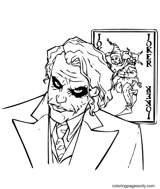 Joker Coloring Pages 44