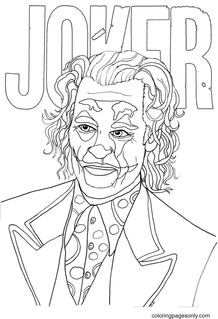 Joker Para Colorear 52