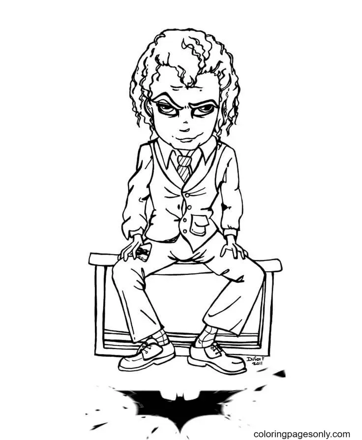 Joker Coloring Pages 59