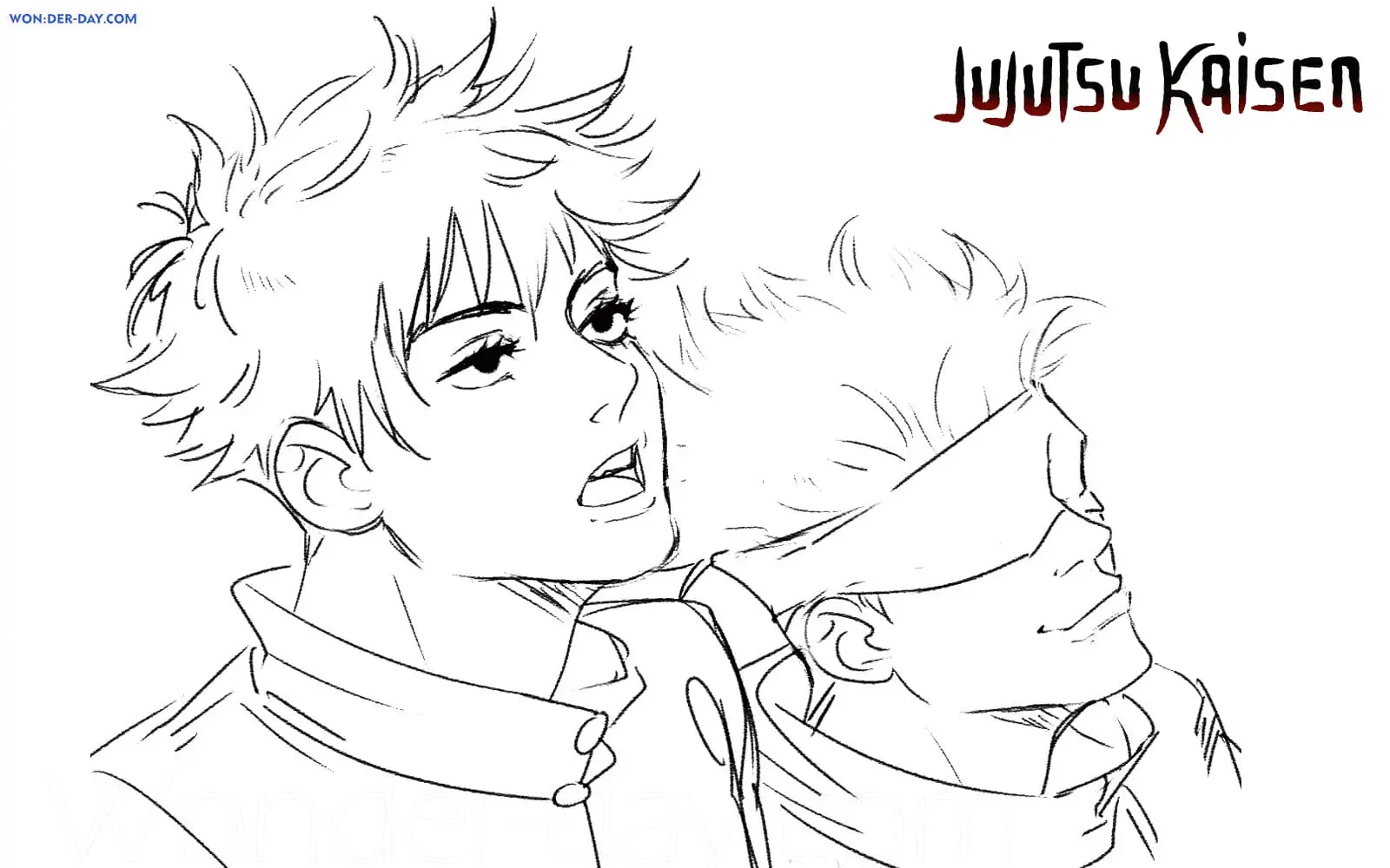 Jujutsu Kaisen Coloring Pages 55