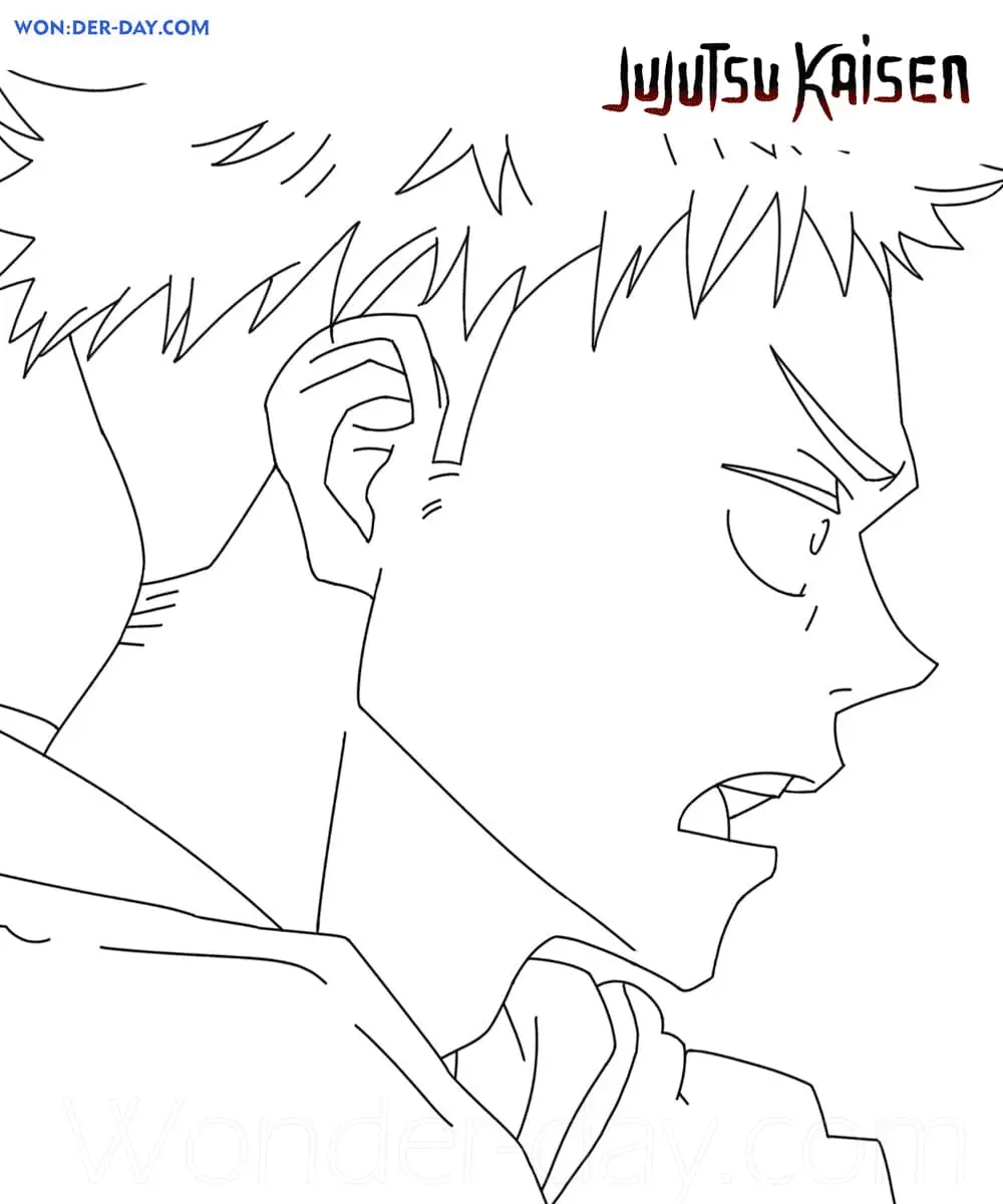 Jujutsu Kaisen Para Colorear 63