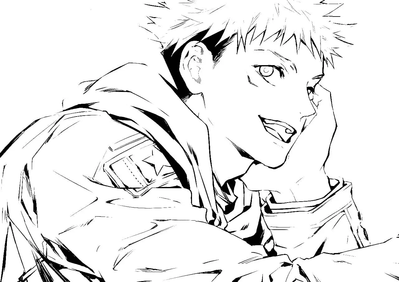 Jujutsu Kaisen Para Colorear 69