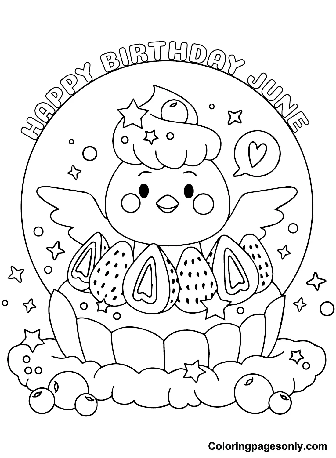 June Coloring Pages 17