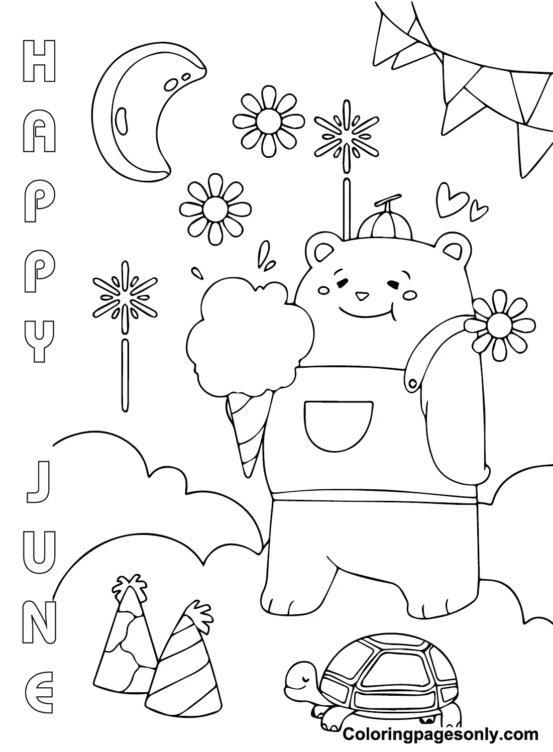 June Coloring Pages 20