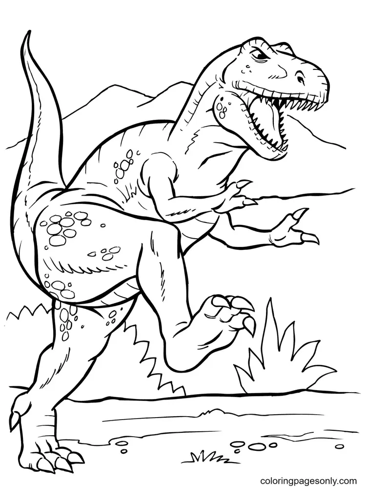 Jurassic World Coloring Pages 1