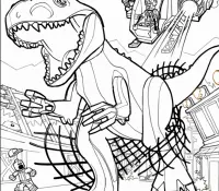 Jurassic World Coloring Pages 100