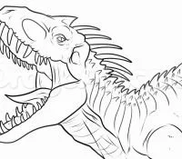 Jurassic World Para Colorear 112