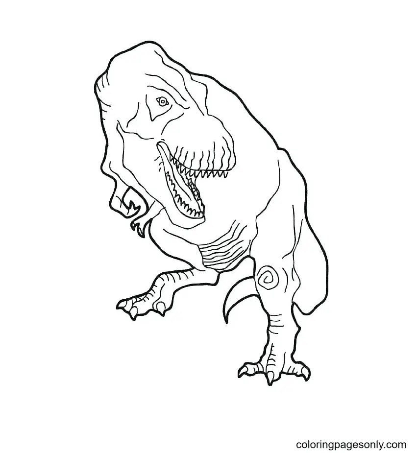 Jurassic World Coloring Pages 37