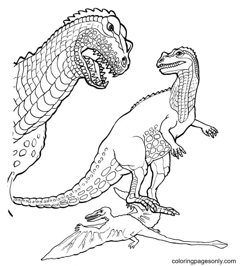 Jurassic World Coloring Pages 43